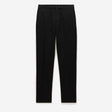 Dobby Denim Drawstring Pants Black