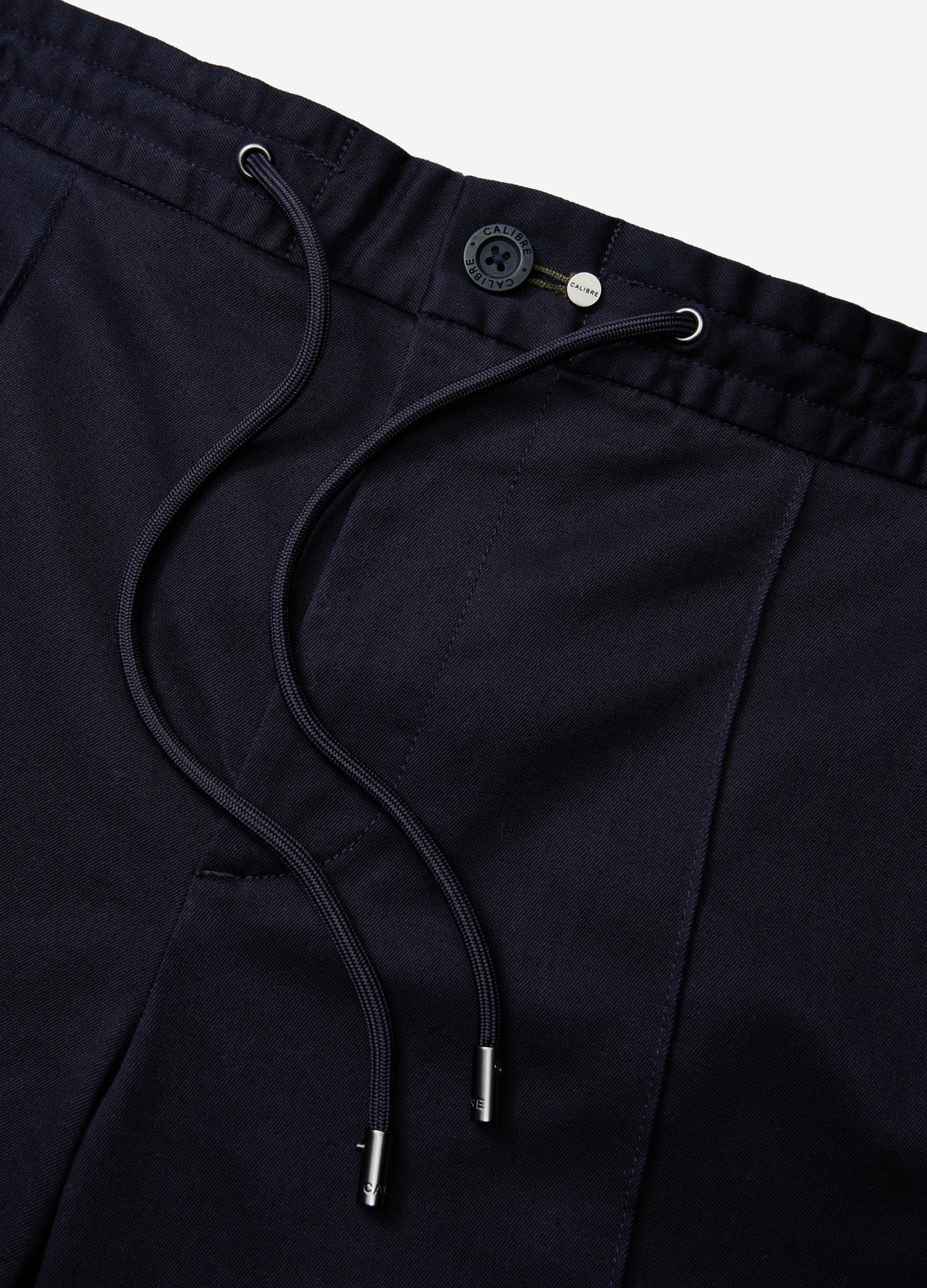 Drawstring Chinos Navy