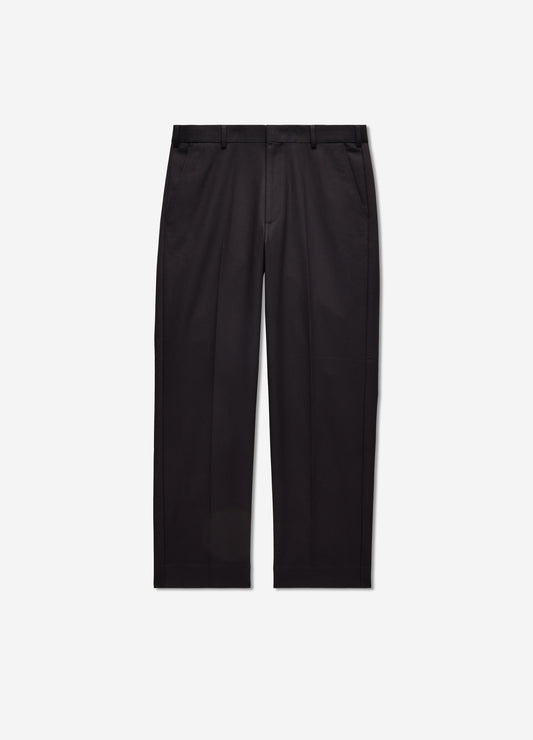 Relaxed Fit Cotton Pants Black