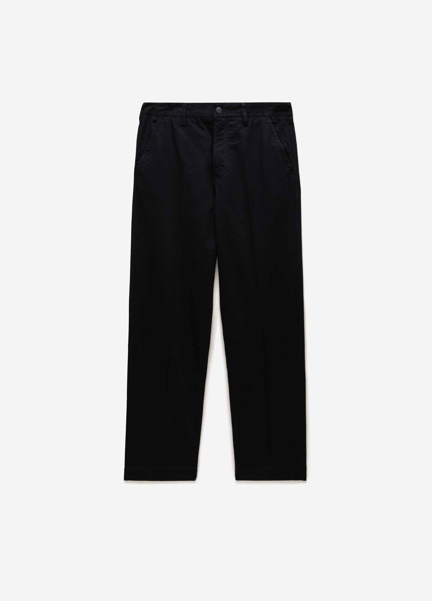 Loose Fit Denim Pants Black