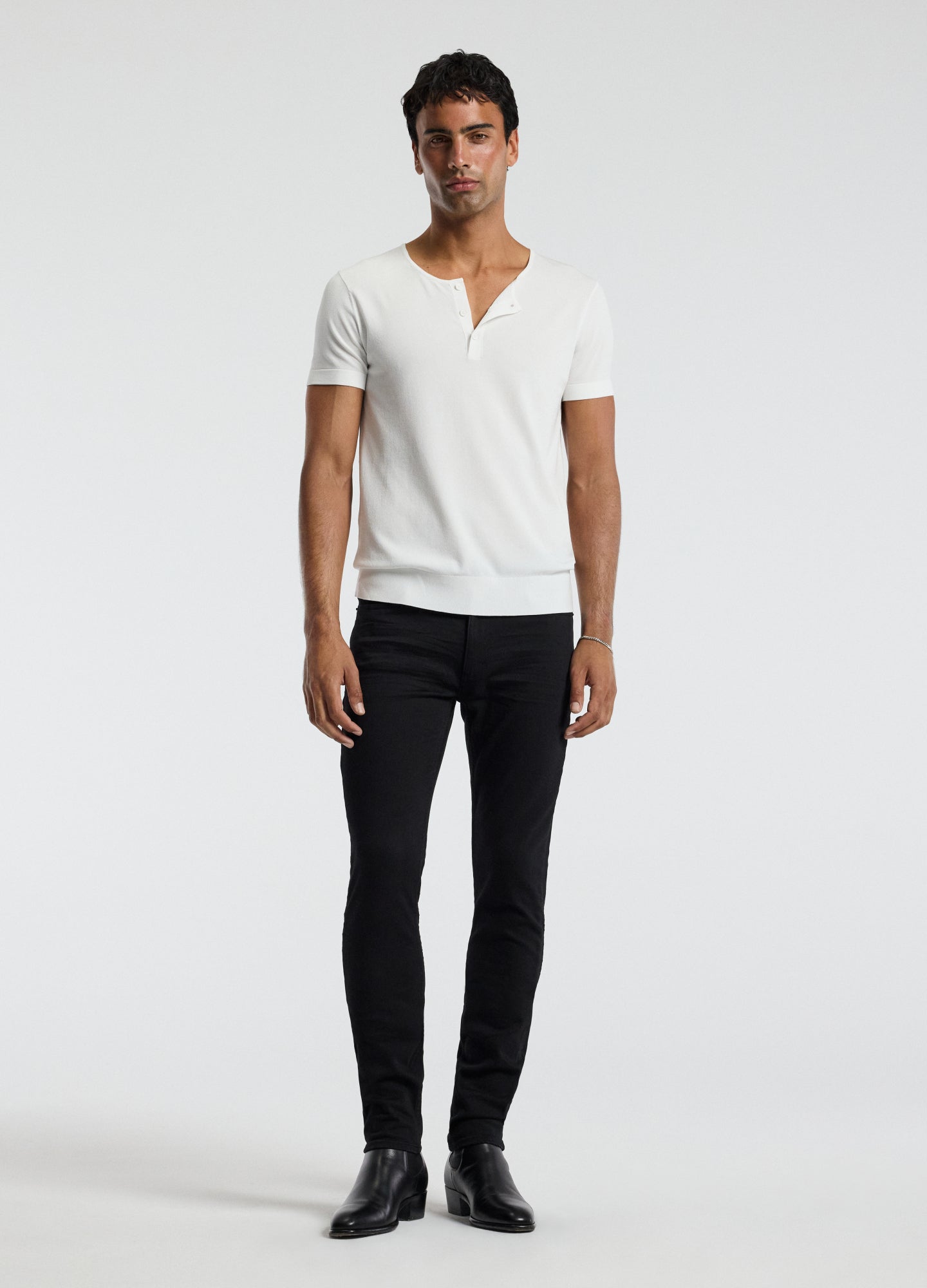 Skinny Fit Denim Jeans Black
