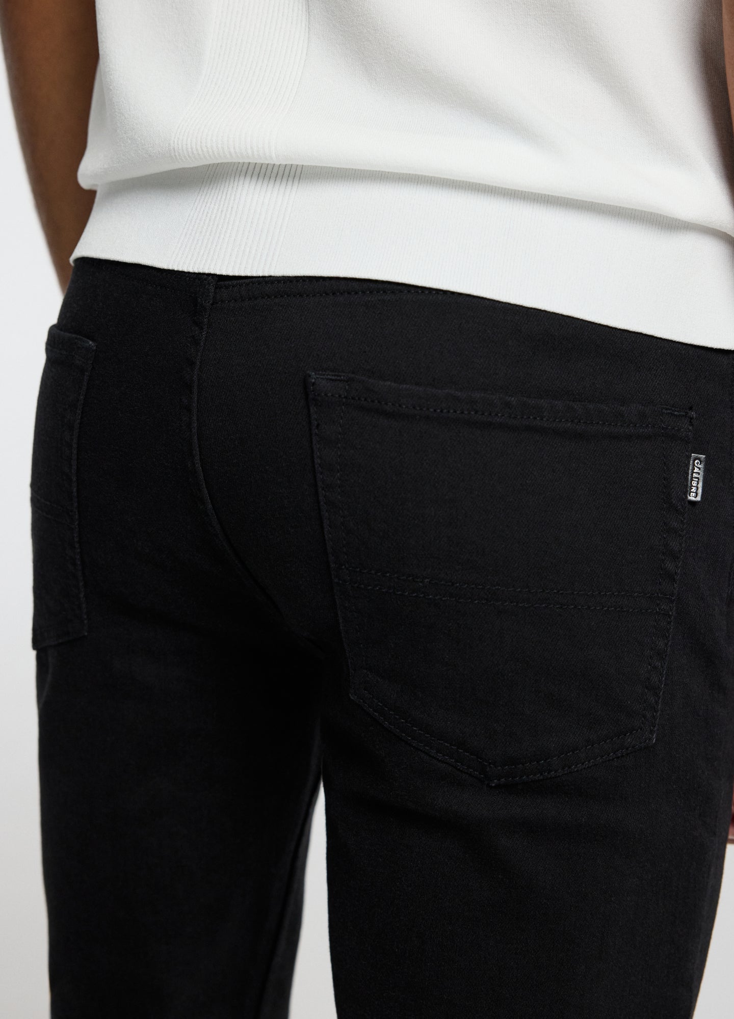 Skinny Fit Denim Jeans Black