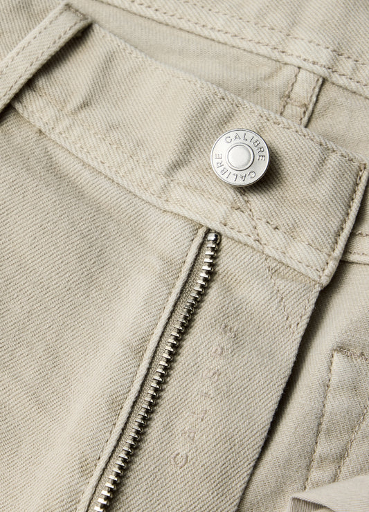 Skinny Fit Overdyed Jeans Stone