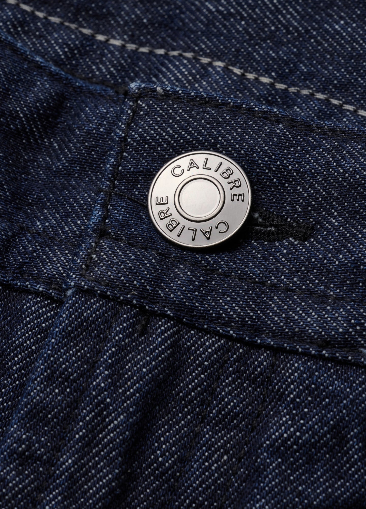 Loose Fit Denim Pants Navy