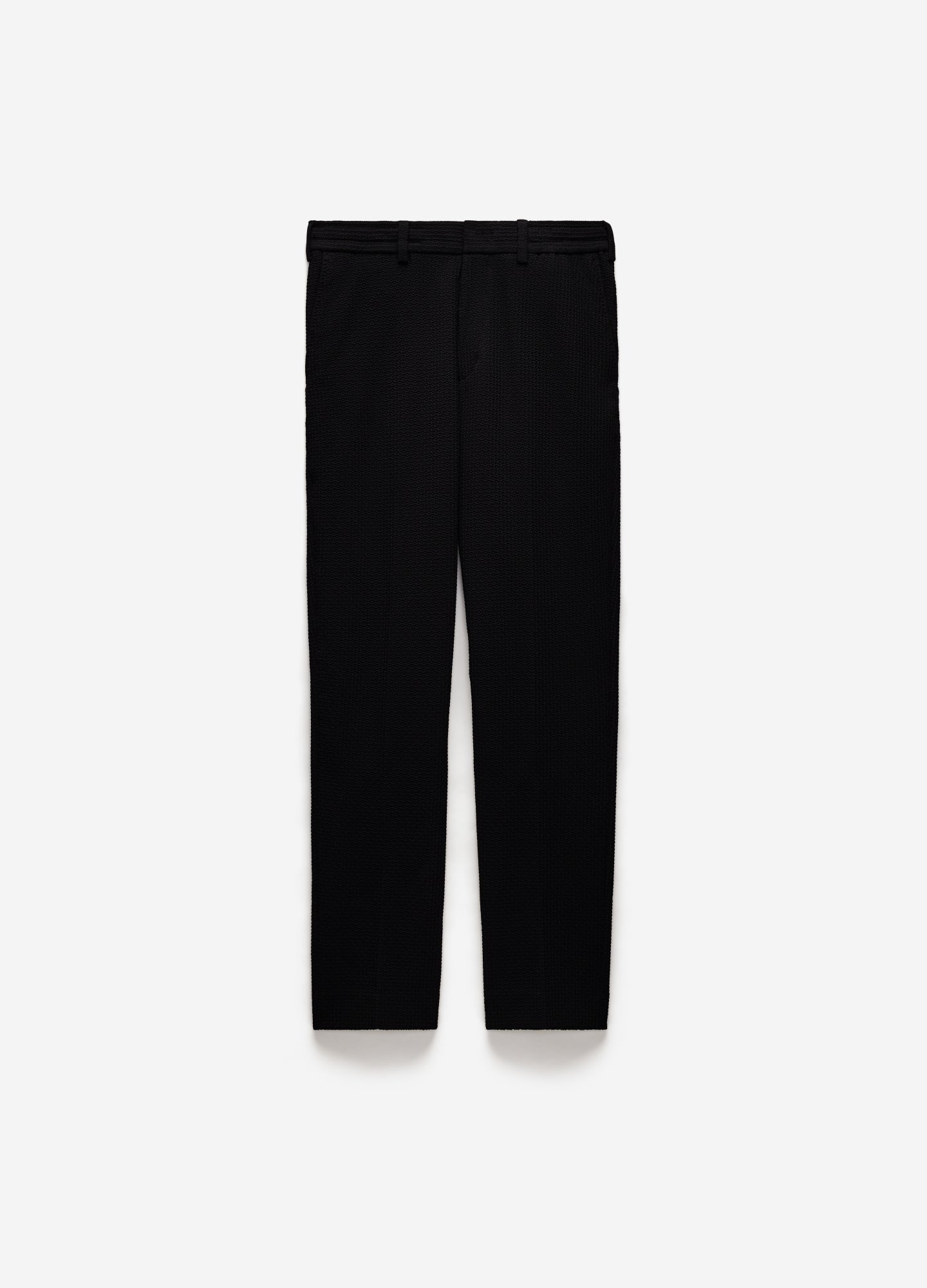 Textured Pants Black