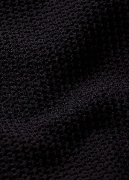 Textured Pants Black