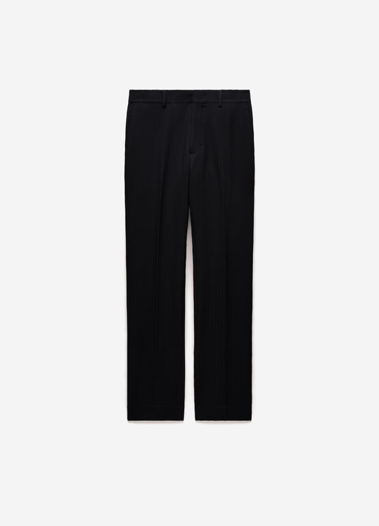 Herringbone Jacquard Pants Black