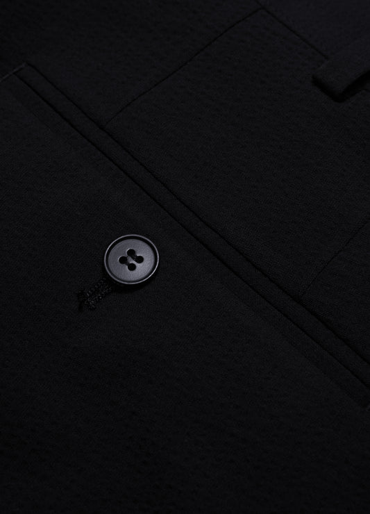 Tech Seersucker Pants Black