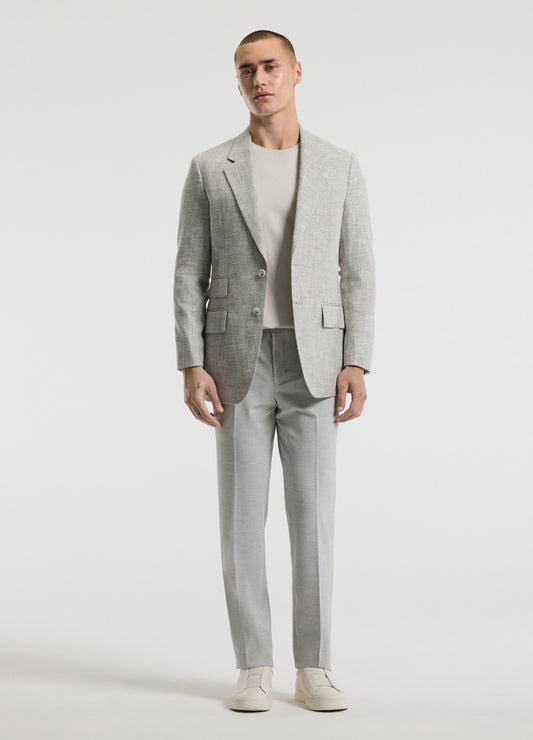 Tech Seersucker Pants Silver