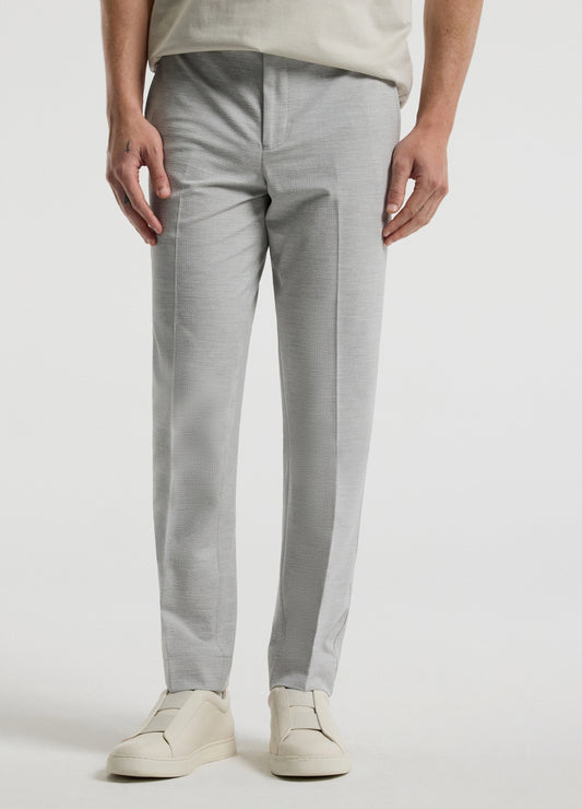 Tech Seersucker Pants Silver