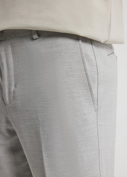 Tech Seersucker Pants Silver