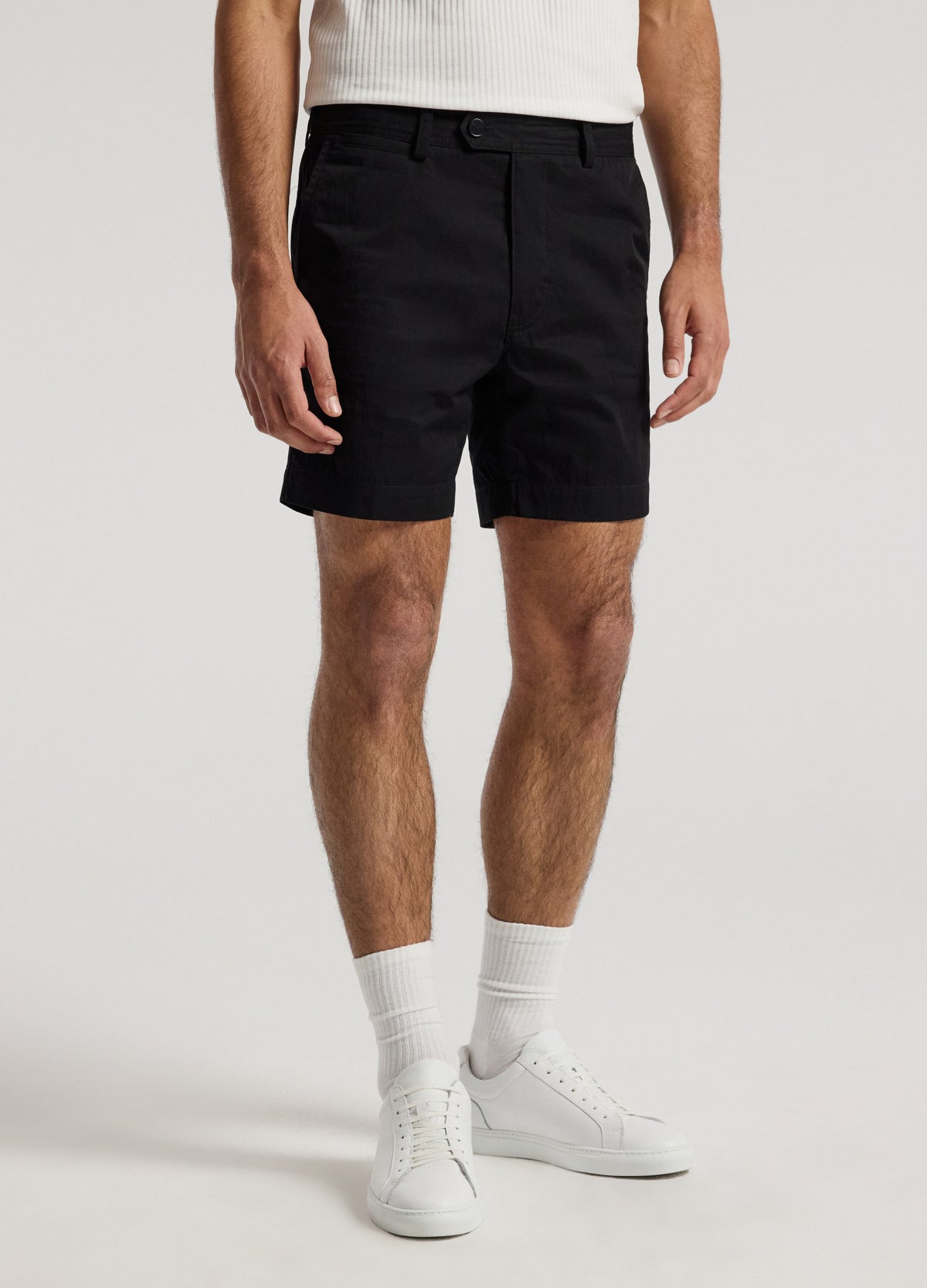 Tech Cotton Shorts Black
