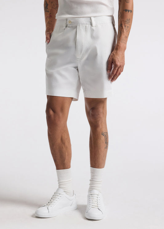 Tech Cotton Shorts White