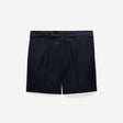 Linen Blend Shorts Navy