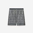 Monogram Scarf Print Shorts Navy