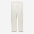 Washed Stretch Linen Pants Ivory