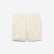 Plush Terry Logo Shorts Ivory