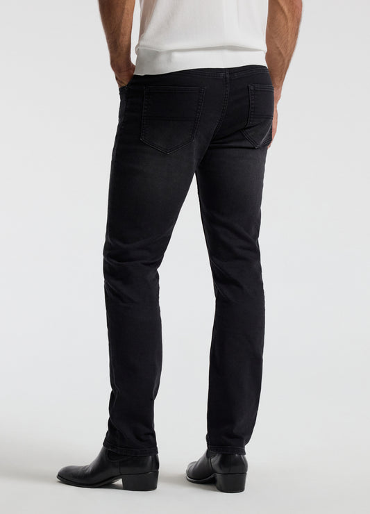 Slim Fit Dobby Denim Jeans Black Carbon