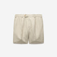 Linen Cotton Twill Shorts Natural