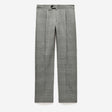 Tailored Check Wool Pants Mocha