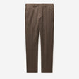 Slim Micro Jacquard Wool Pant Mocha
