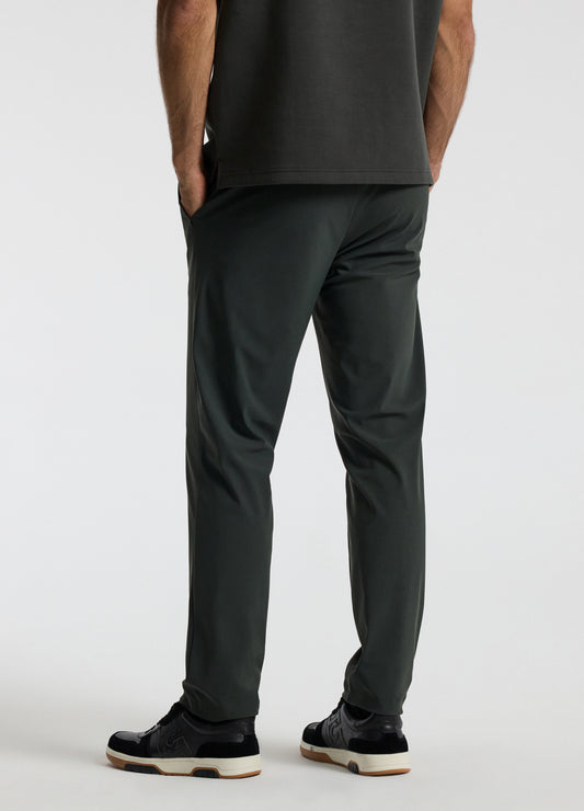 Technical Knit Pintucked Pants Khaki