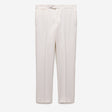 Slim Stretch Textured Pants Ivory