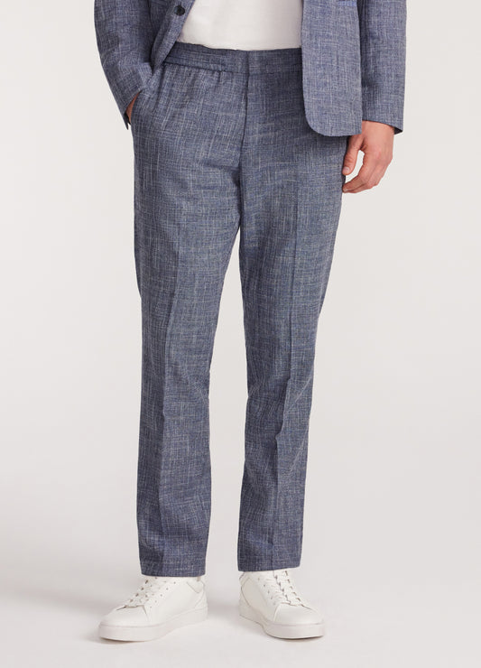 Crossweave Suit Pants Blue