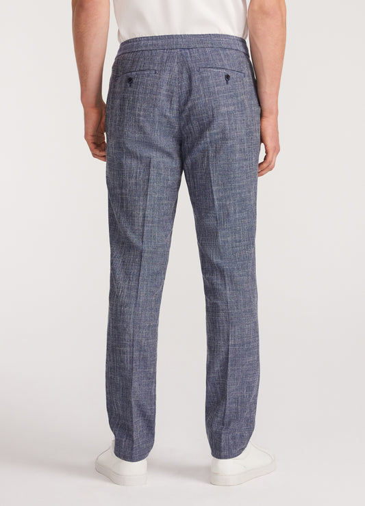 Crossweave Suit Pants Blue