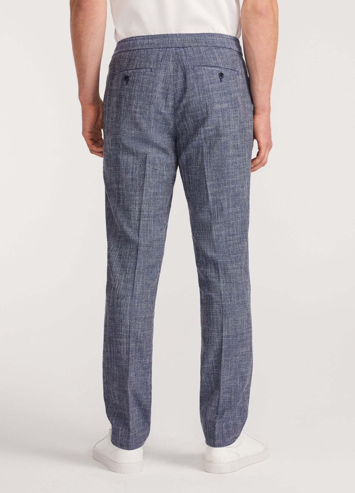 Crossweave Suit Pants Blue