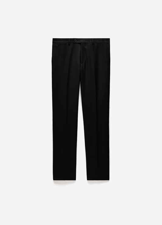Wool Suit Pants Black