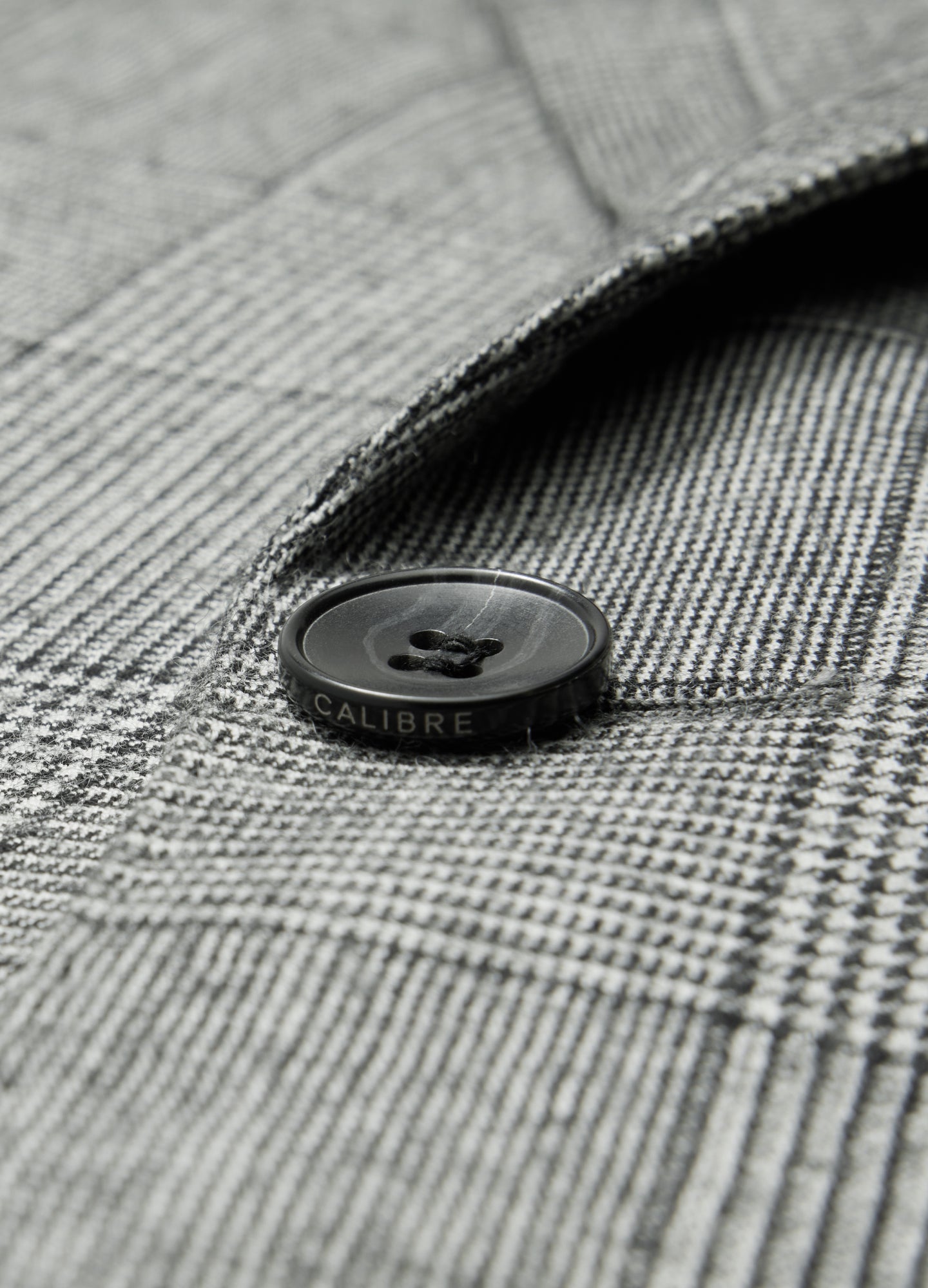 Glen Check Suit Jacket Grey