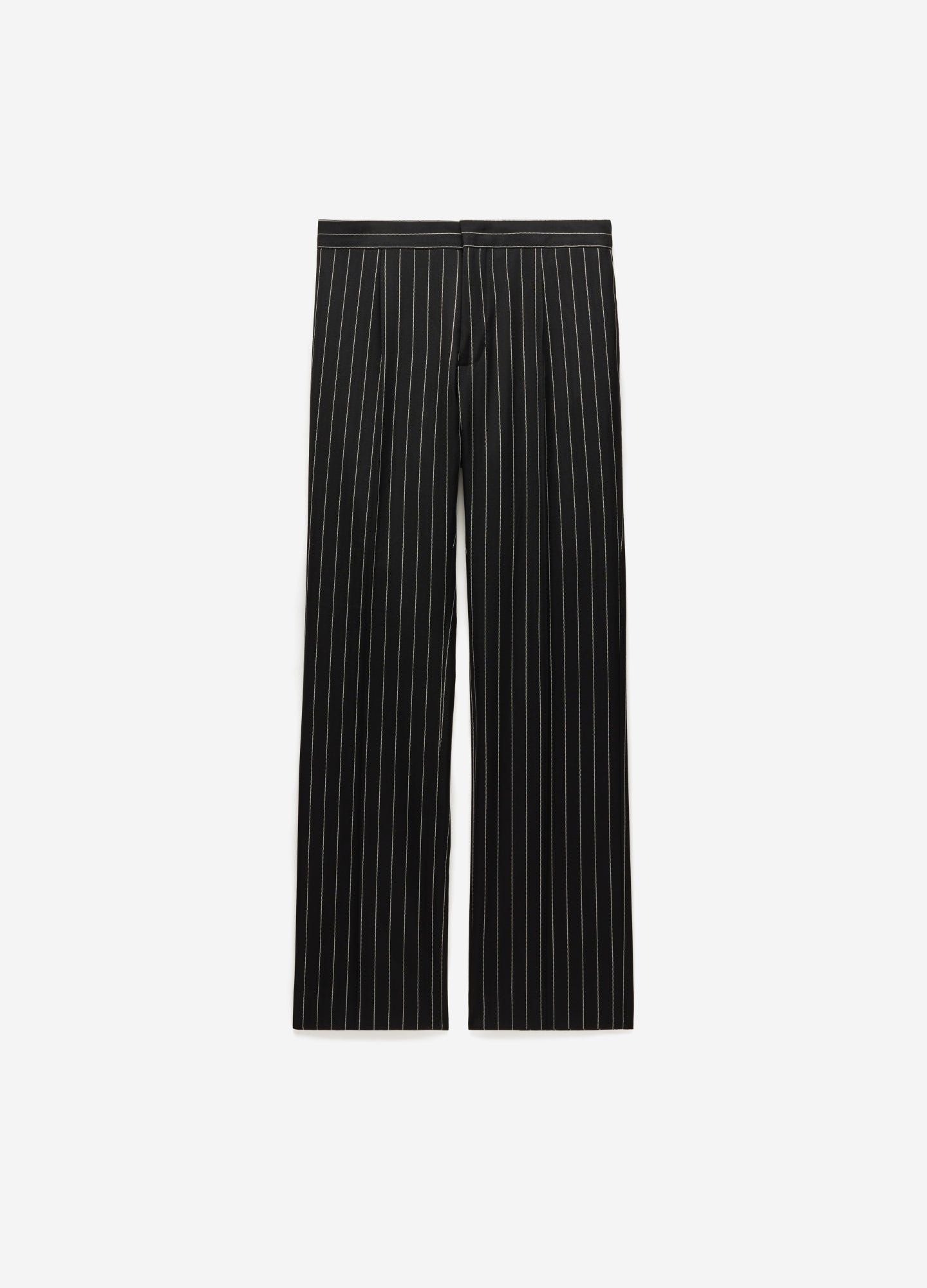 Pinstripe Pants Black
