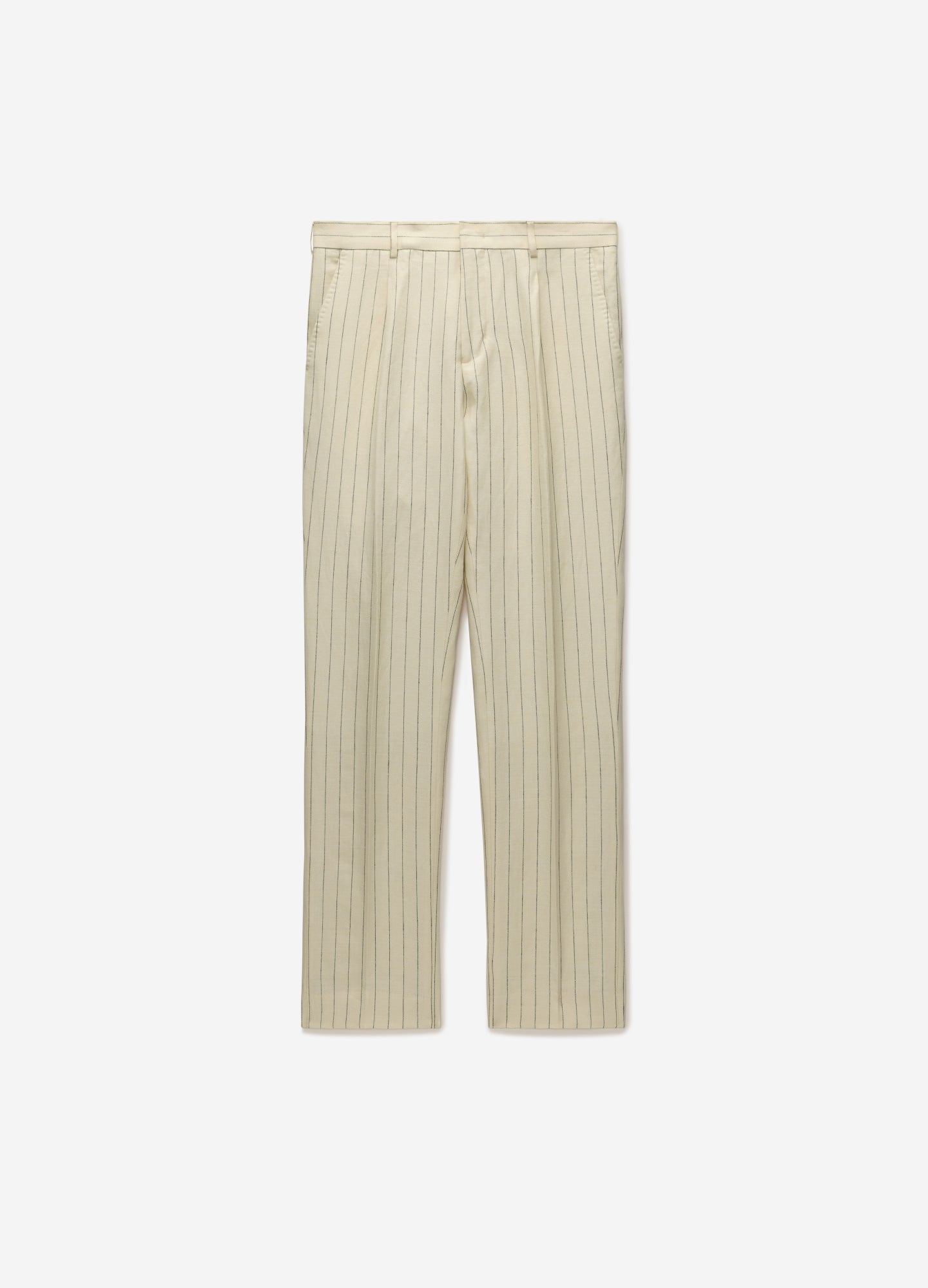 Striped Suit Pants Bone