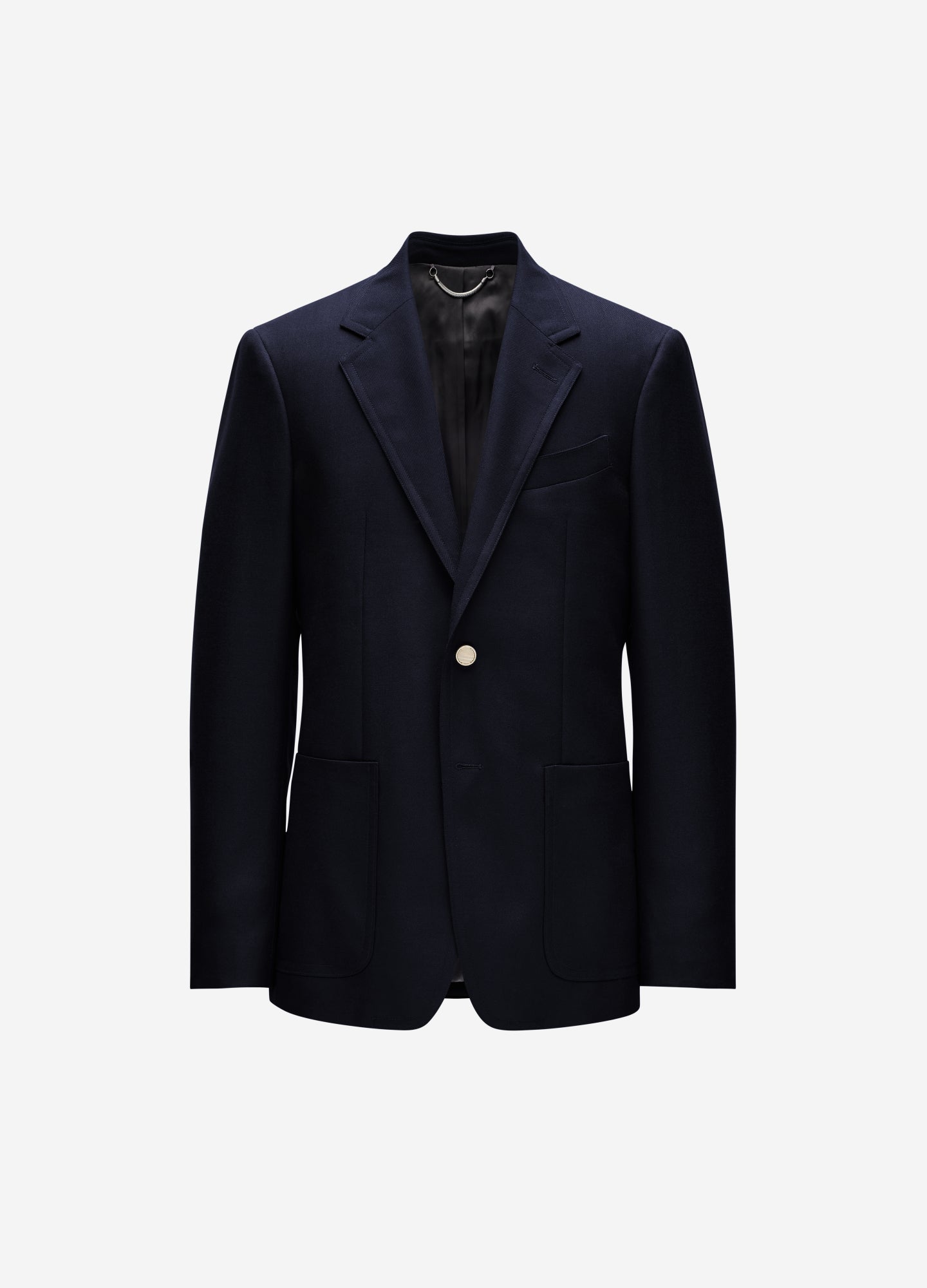 Tailored Wool Blazer Navy