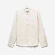 Washed Linen Button Down Shirt Cream