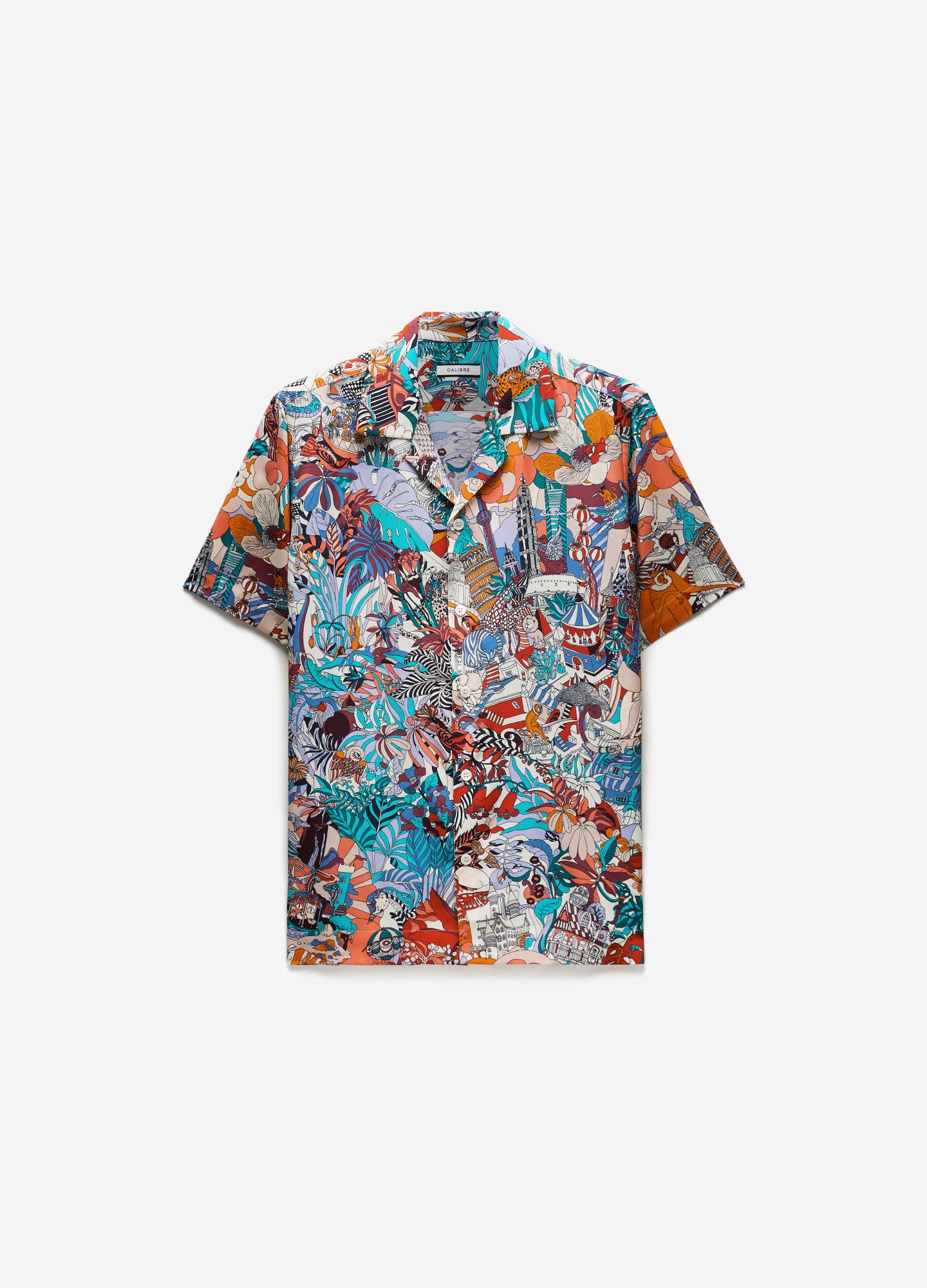 Multiverse Printed Silk Shirt Multi