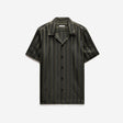 Jacquard Stripe Shirt Khaki