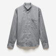 Washed Linen Shirt Dark Ash
