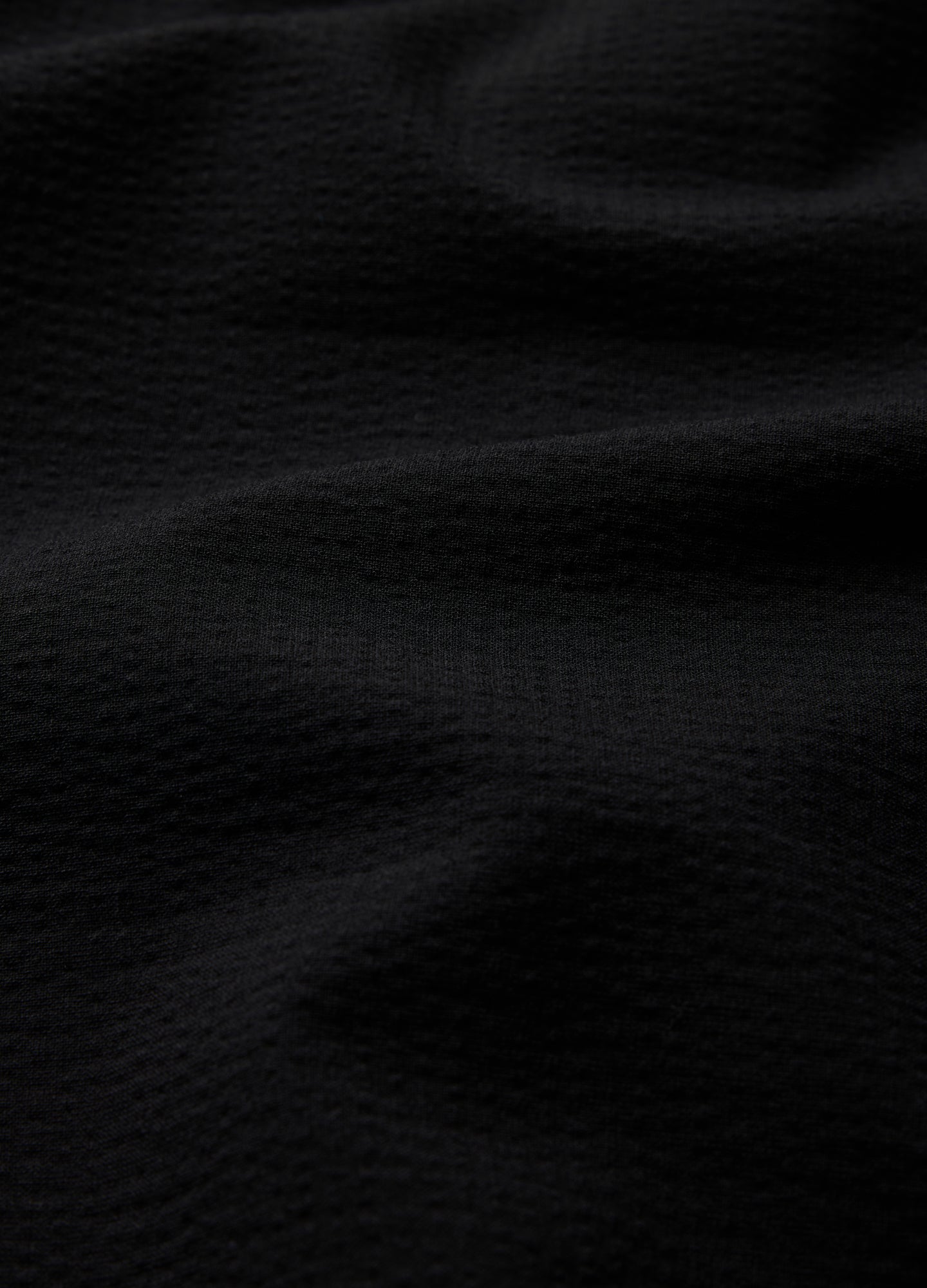 Stripe Trim Tech Overshirt Black