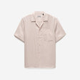 Washed Twill Short Sleeve Shirt Musk