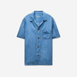Fluid Denim Shirt Blue