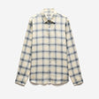 Tailored Check Long Sleeve Shirt Bone