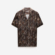 Relaxed Camp Collar Shirt Chocolate