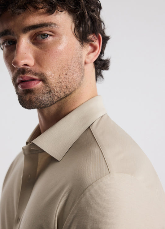 Precision Stretch Twill Shirt Natural