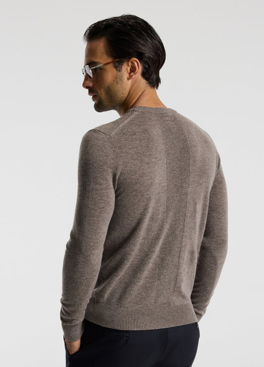 Ultra Fine Merino Wool Sweater Mocha
