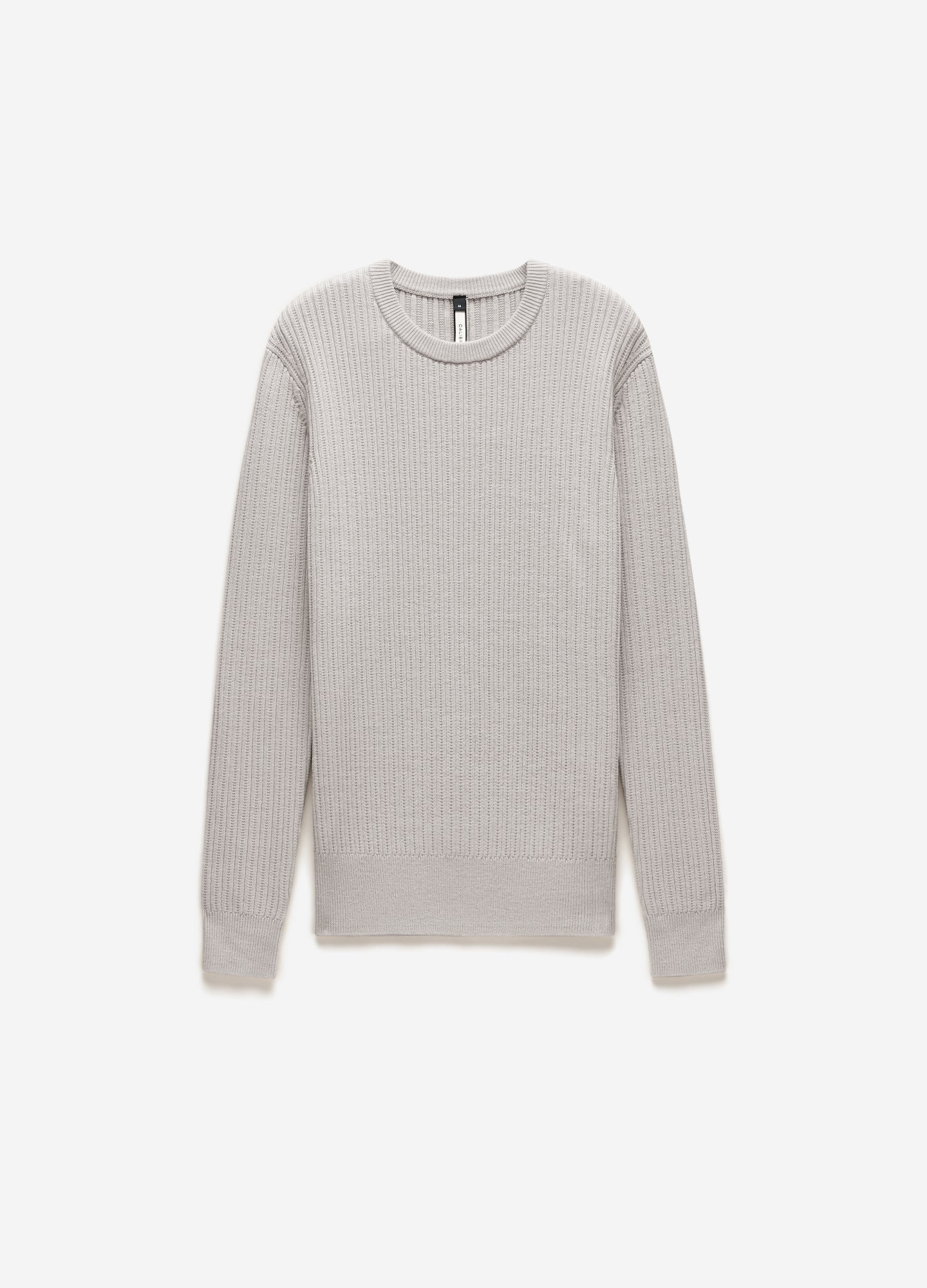 Slim Merino Wool Rib Sweater Salt