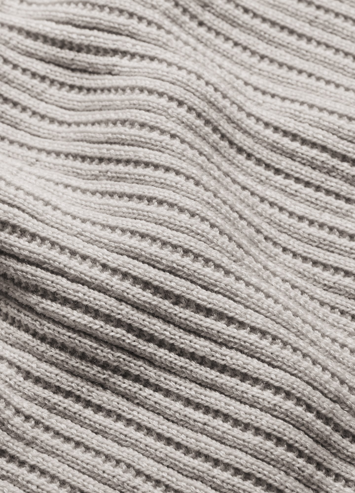 Slim Merino Wool Rib Sweater Salt