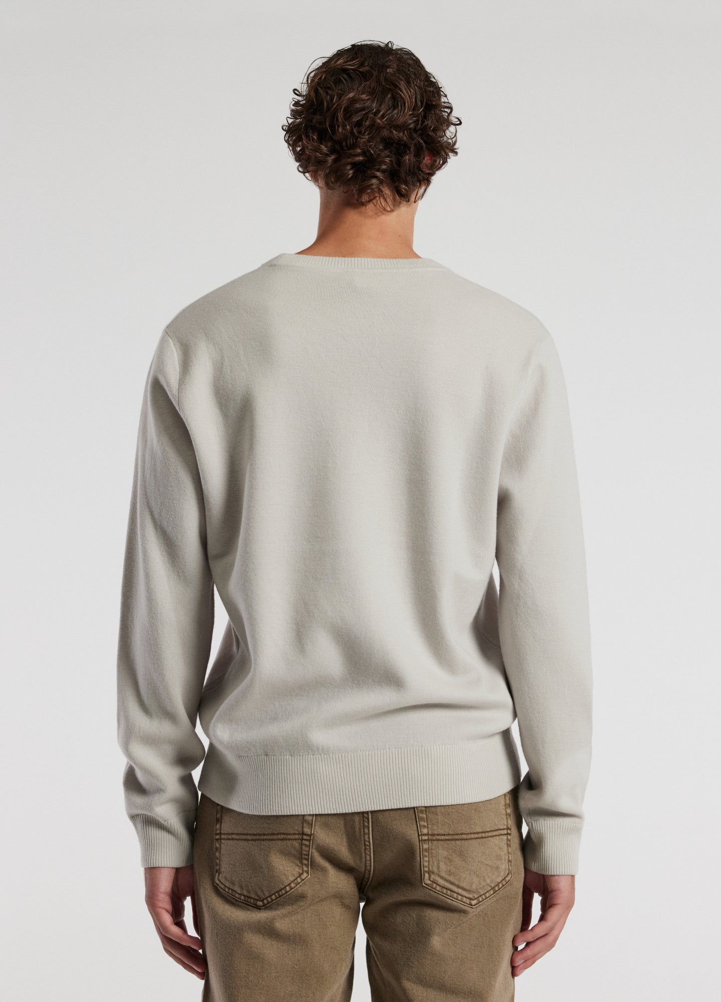 Crew Neck Merino Sweater Salt