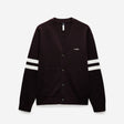 Varsity Cardigan Aubergine
